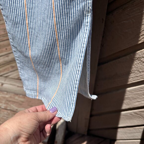 3x1 NYC Austin Crop Jean in Nillie Stripe High-Rise - Picture 9 of 12